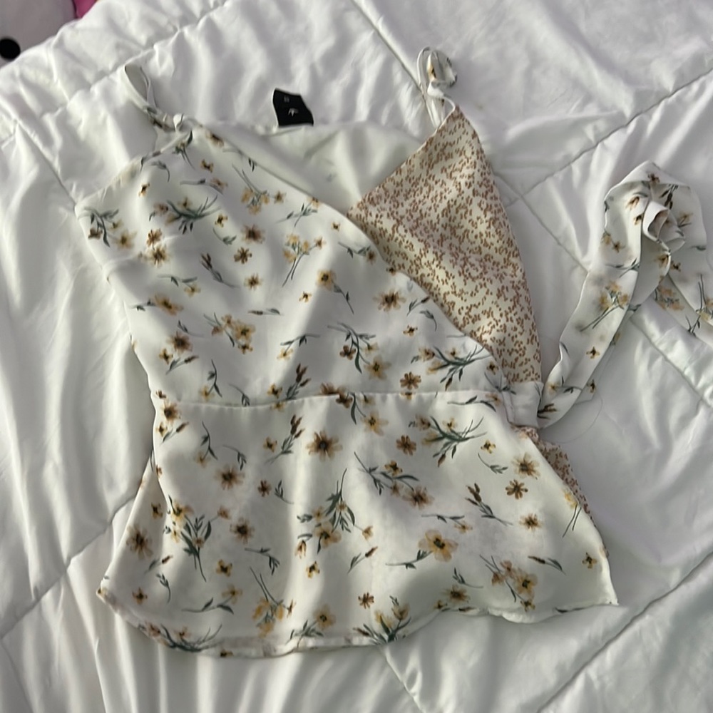 Wrap Shirt Floral